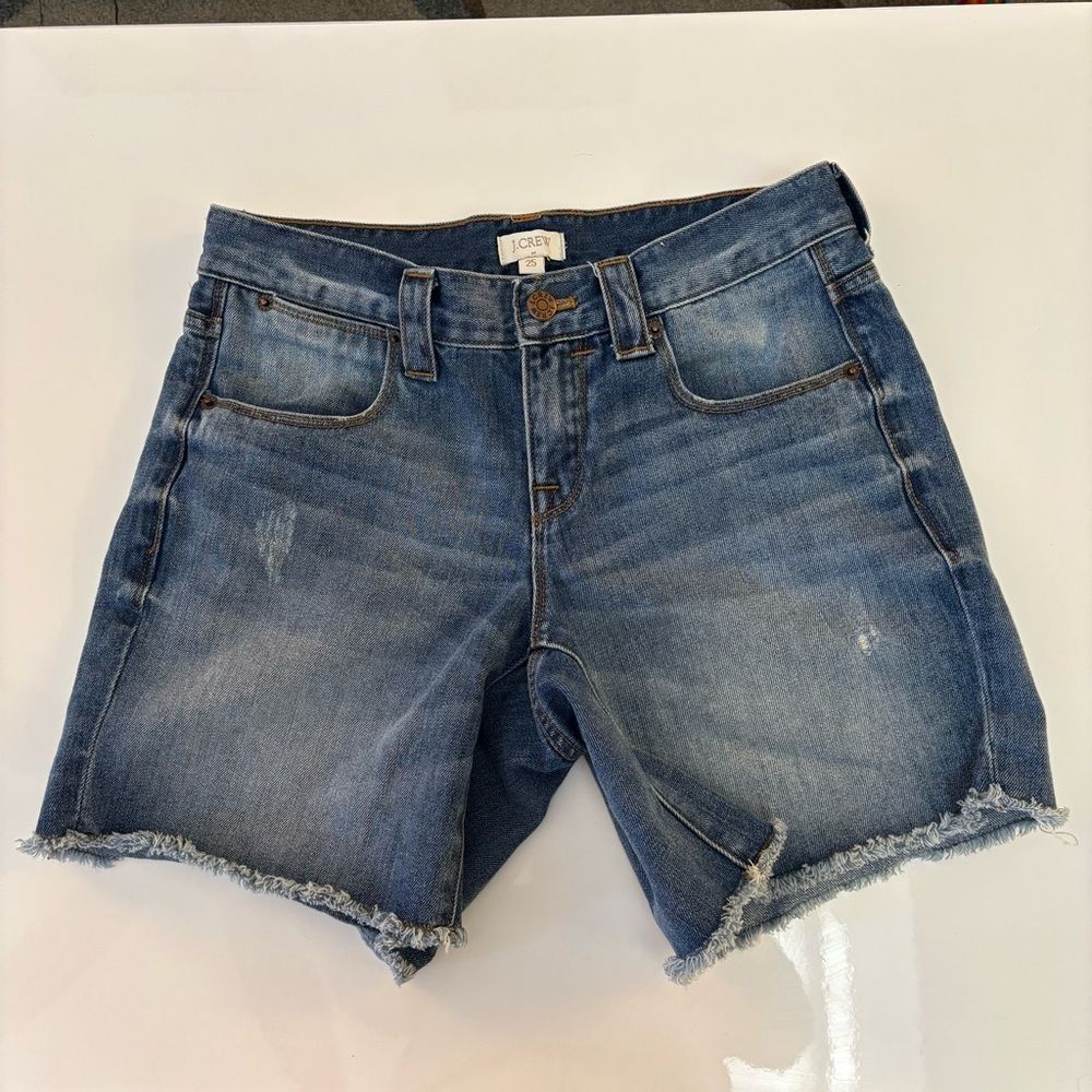 J CREW FACTORY JEAN SHORTS size 25